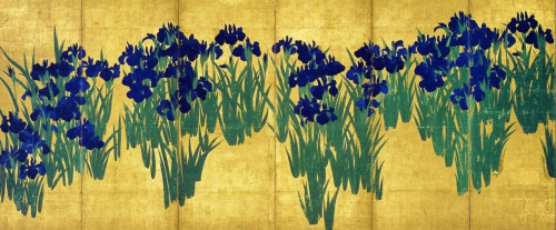 Ogata Korin (Japanese, 1658–1716) Irises